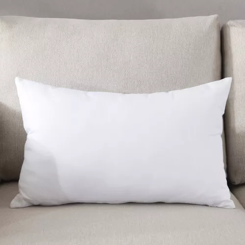 Cojin Relleno 30 X 45 Blanco Felpa Decoracion Almohada