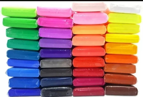 Pack De 36 Masas Slime Moldeable Colores Surtidos