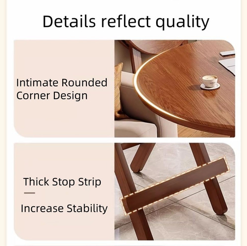 Vpswekans Mesa De Comedor Portátil Mesa De Comedor Plegable