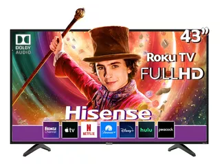 Pantalla Smart Tv Hisense 43 Roku Fhd 43h4030f4