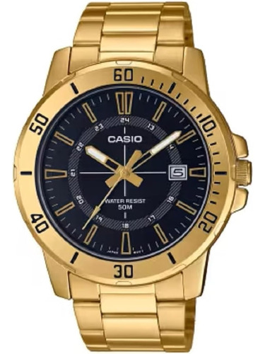 Casio Mtp-vd01g-1c Reloj Deportivo Analógico Informal Para H