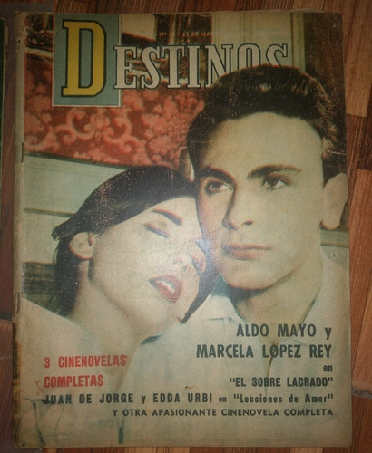 Revista Destinos Dalbes Marcela López Rey 25 5 1960 N19