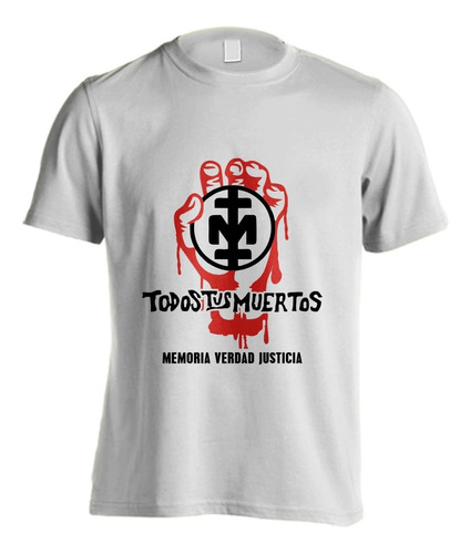 Remera Todos Tus Muertos #06 Rock Artesanal Planta Nuclear