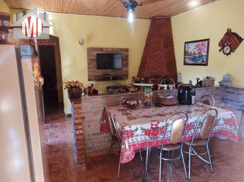 Imagem 8 de 30 de Linda Chácara Com 01 Dormitório, Piscina, Paisagismo, Pomar, Linda Vista, À Venda, 1000 M² Por R$ 380.000 - Zona Rural - Pinhalzinho/sp - Ch0819