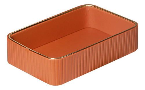 Bandeja Catchall, Organizador De Armazenamento De Laranja