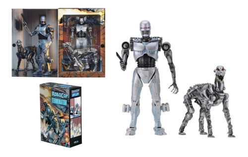 Figura Muñeco Robocop Terminator Endocop Terminator Dog Neca