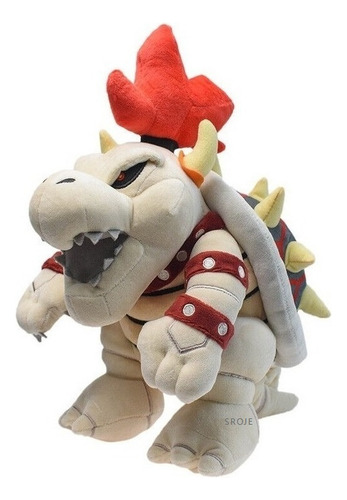 M Super Mario Dry Bones Koopa Bowser Muñeco Peluche Juguete