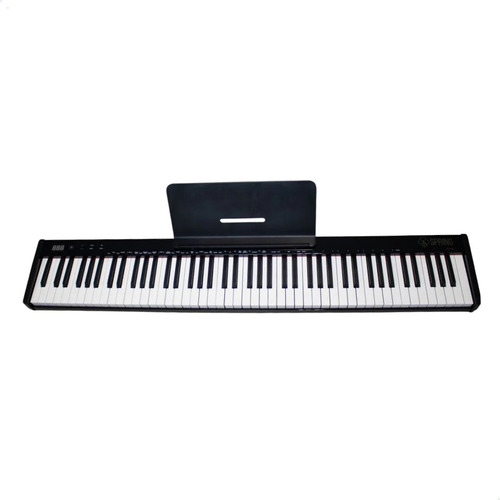 Piano Digital Profissional Top Com 88 Teclas + Pedal Sustain Cor Preto 110v - 120v