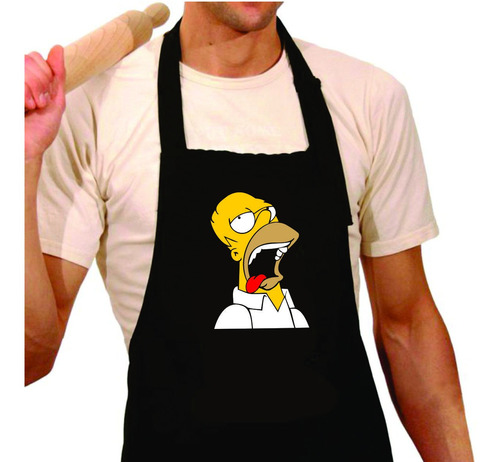 Delantal Homero Simpsons Mod.04 Chef , Parrilla