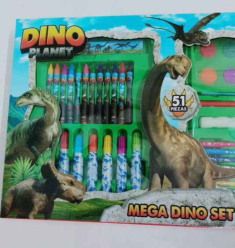 Super Set De Actividades Dino Planet Kreker X 52 Pzas.