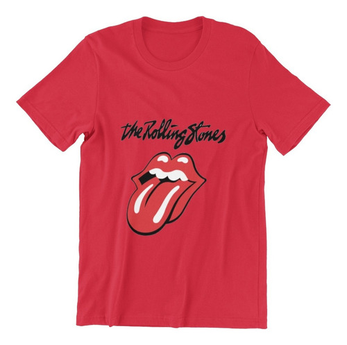 Polera Unisex Rolling Stone Rock Roll Boca Musica Algodon