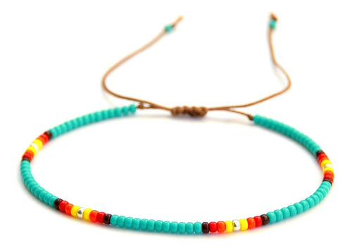 Tobillera Para Mujer, Tobillera Bohemia Con Cuentas De Estil