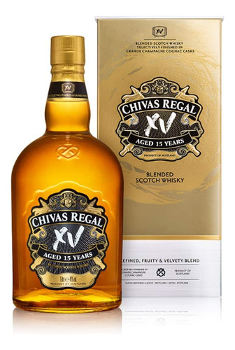 Chivas Regal 15 Años Litro 100% Original De Duty Free.