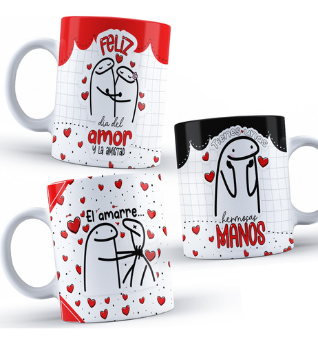 12 Diseños Flork Enamorados San Valentin Para Tazas Sublimar