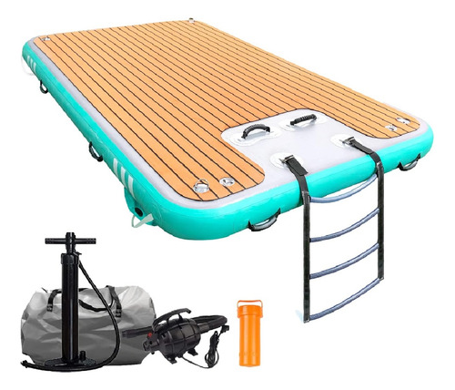 Deck Inflável 2,4m X 1,5m Com Kit Inflador E Mochila