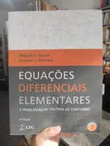 Comprar Equações Diferenciais Elementares E Problemas De Valores De Contorno 9a Edição 2010 De William E. Boyce; Richard C. Diprima