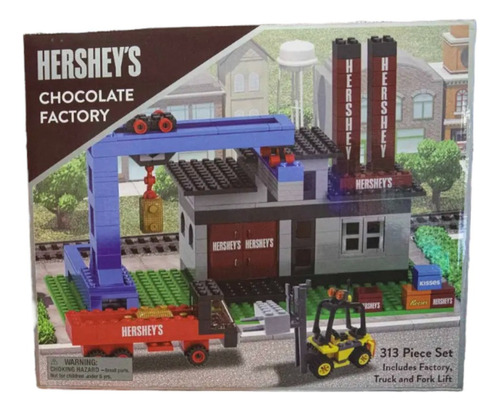 Hershey's Choclate Factory 313 Pieces Set Armable Importado