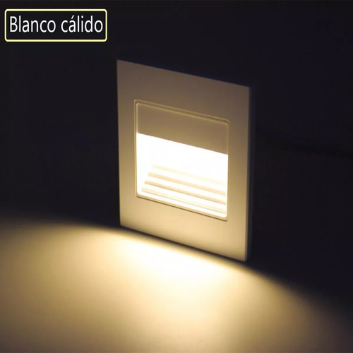3pcs Lamparas Led Pared Cortesía Con Sensor, Empotrable Foco