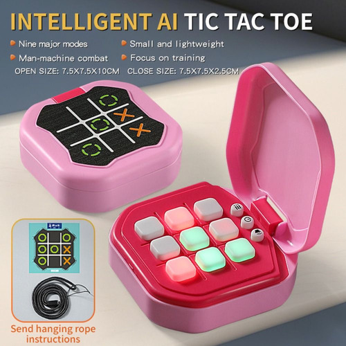 Juego De Mesa Con Rompecabezas Montessori Electrónico Tic-ta