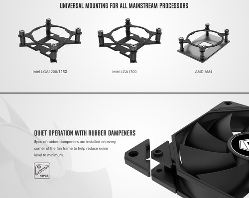 Cooler Cpu Water Cooling Id-cooling Frostflow 240x Intel Amd