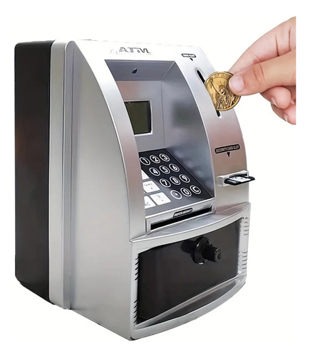 Cofrinho Atm Inteligente Para Mini Caixa Eletrônico Com
