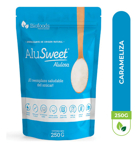 Alusweet Alulosa 250 Grs Biofoods