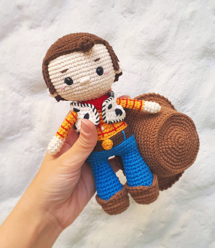 Muñeco Woody Toy Story Amigurumi Tejido - Pipelino