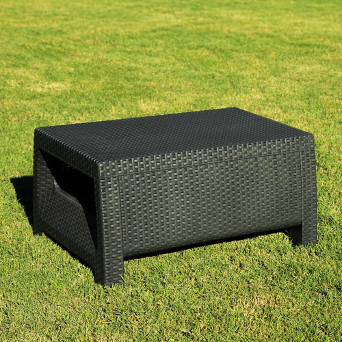 Juego De Living Exterior Voss 2000 Set Roma Selectogar Estructura Gris