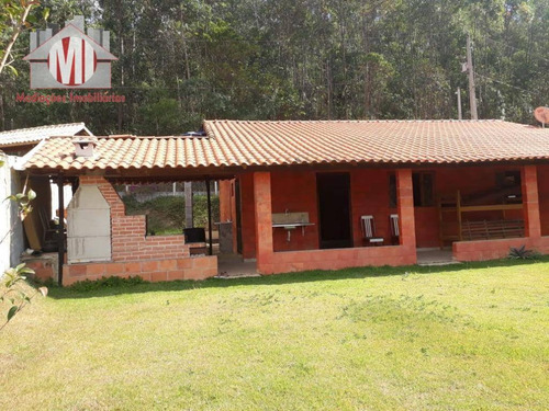 Chácara Arborizada Com Riacho, Ótimo Bairro, 02 Dormitórios À Venda, 2000 M² Por R$ 280.000 - Pedra Bela/sp - Ch0046