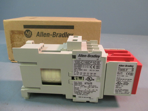 Allen Bradley 100-c16d*10 Ser B Safety Contactor W/100s- Vvn