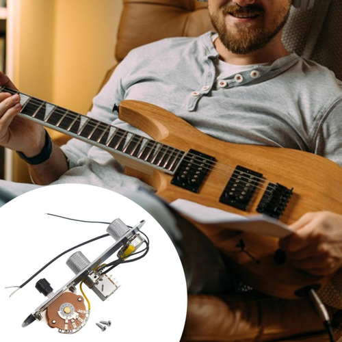 Placa De Control Para Guitarra Eléctrica Con Interruptor De