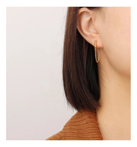 Py Pendientes Con Borlas En Forma De Cadena Cold Light De