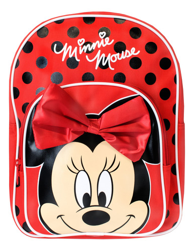 Mochila Minnie Mouse Para Ninas, Rojo - Viaje