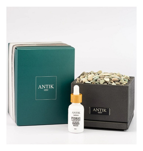 Difusor De Aromas Caixa Seixos Rolados Antik