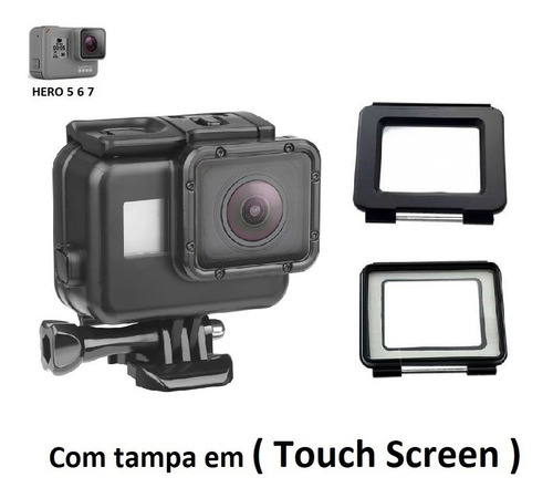 Caixa Estanque Preta Gopro 5 6 7 Black Blackout Com Nf-e
