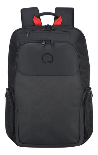 Mochila Portanotebook 15,6 Delsey Parvis Plus Color Negro