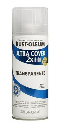 Imagen 1 de 8 de Aerosol Rust Oleum Transparente Ultra Cover 340g