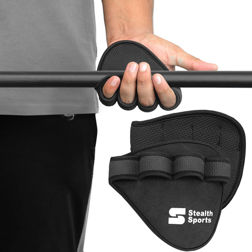 Almohadillas De Agarre Neopreno Gym Grip 2023 Negro Y Azul