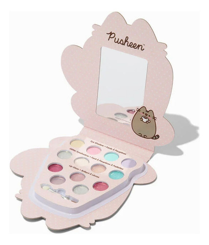 Set De Maquillaje Exclusivo De Gato Pusheen Cat Taza De Te