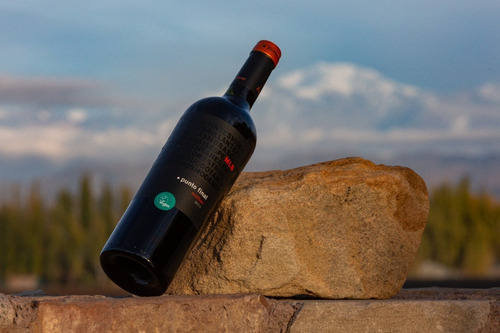 Imagen 2 de 5 de Vino Punto Final Malbec X 6 Botellas + Cuchillo + Tabla