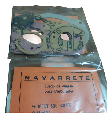 Juego Junta Carburdor Peugeot 505 Solex 2 Bocas 1981/82