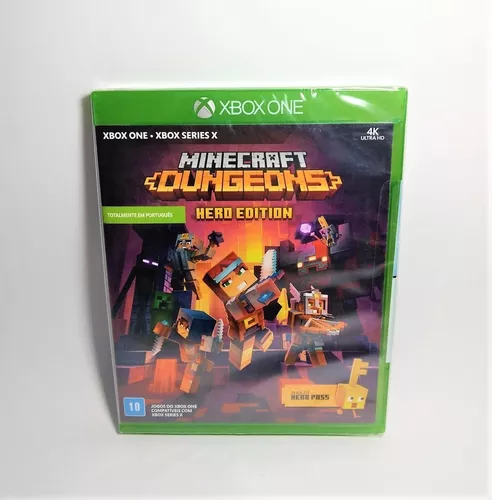 Minecraft Dungeons Jogo Xbox Hero Edition Vídeo Game Físico