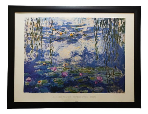 Claude Monet _ Nenúfares Texturado 88 X 68 Cms