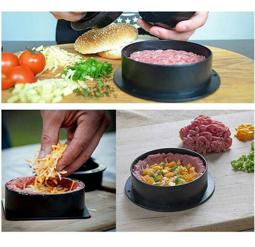 Imagem 5 de 7 de Non-stick Hambúrguer Almôndegas Rissóis Imprensa Fabricante