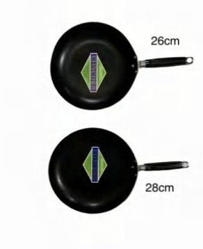 Sartén De Cocina Negro De 28cm Mayor Y Detal 