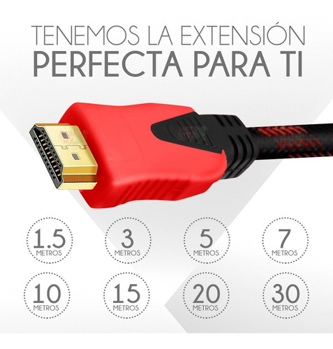 Imagen 9 de 9 de Cable Hdmi 18.5 Metros Full Hd 1080p Ps3 Xbox 360 Laptop Pc