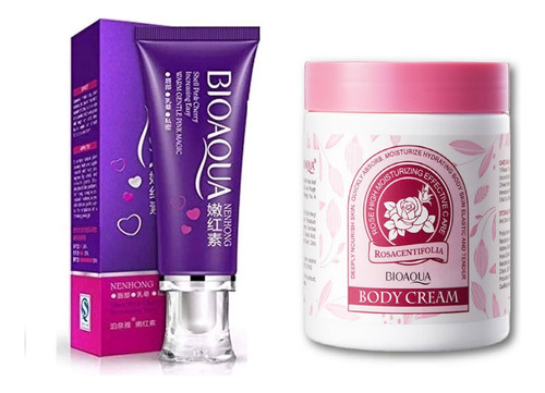 Pack Crema Despigmentante Y Crema Coportal A Rosas Bioaqua