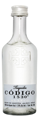 Pack De 6 Mini Tequila Codigo 1530 Blanco 50 Ml