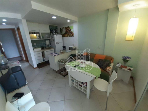 Imagem 16 de 17 de Flat Com 1 Dormitório À Venda, 42 M² Por R$ 280.000,00 - Itaipu - Niterói/rj - Fl0015