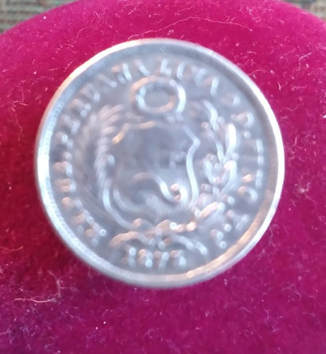 Pin Solapero  C/moneda   Repb Peruana Lima 1875   Plata 900